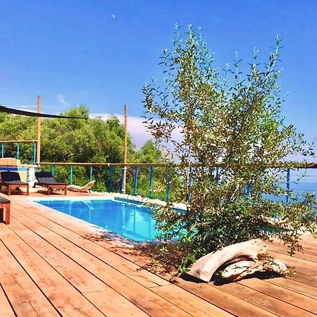 House Tanna Of Villa Intaba Spectacular Sea Views Corfiot Riviera Spartilas Corfu Island Greece Close To Ipsos Beach Spartylas Exteriör bild