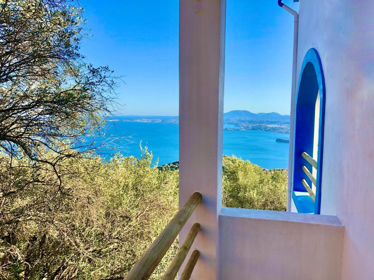 House Tanna Of Villa Intaba Spectacular Sea Views Corfiot Riviera Spartilas Corfu Island Greece Close To Ipsos Beach Spartylas Exteriör bild