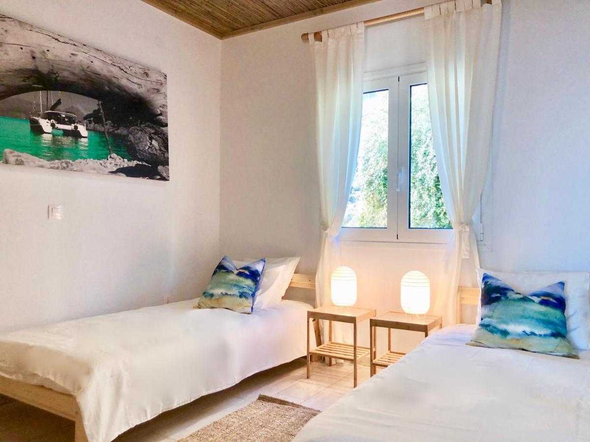 House Tanna Of Villa Intaba Spectacular Sea Views Corfiot Riviera Spartilas Corfu Island Greece Close To Ipsos Beach Spartylas Exteriör bild